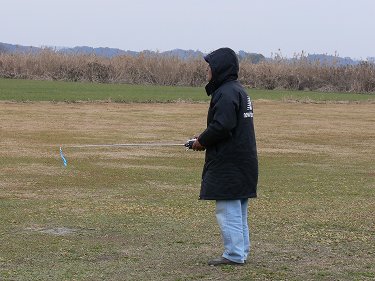 寒がっている梅田さん