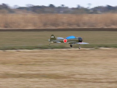 綺麗な着陸進入