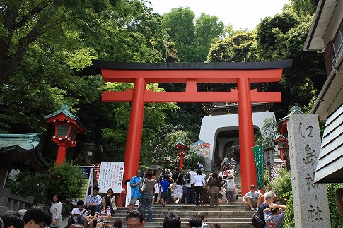 やっと神社の入り口に到着 やっと神社の入り口に到着
