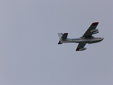 上空で